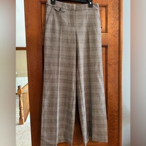 Loft sz 2 Plaid Wide-Leg Women's Pants